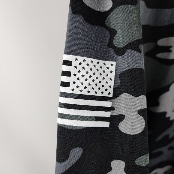 Grunt Style Hoodie Mens 3XL Multi Camo This Will Defend Overwatch L/S Pullover - Picture 7 of 9